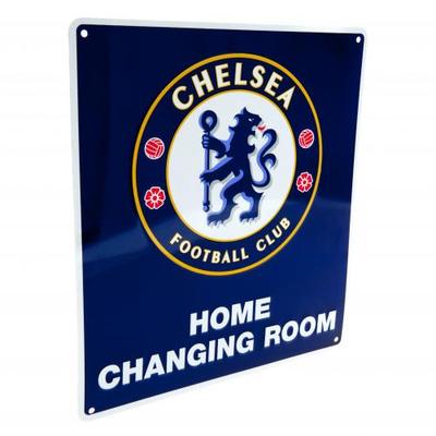 Chelsea hazai öltöző tábla