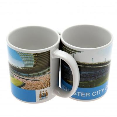 Manchester City kerámia bögre STADION